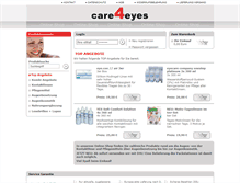 Tablet Screenshot of care4eyes.de